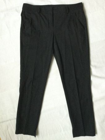 GRAUE ANTHRAZIT Hose BENETTON 34 - pantalon gris anthracite