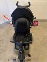 Kinderdreirad QPlay Rito schwarz mit Schiebestange