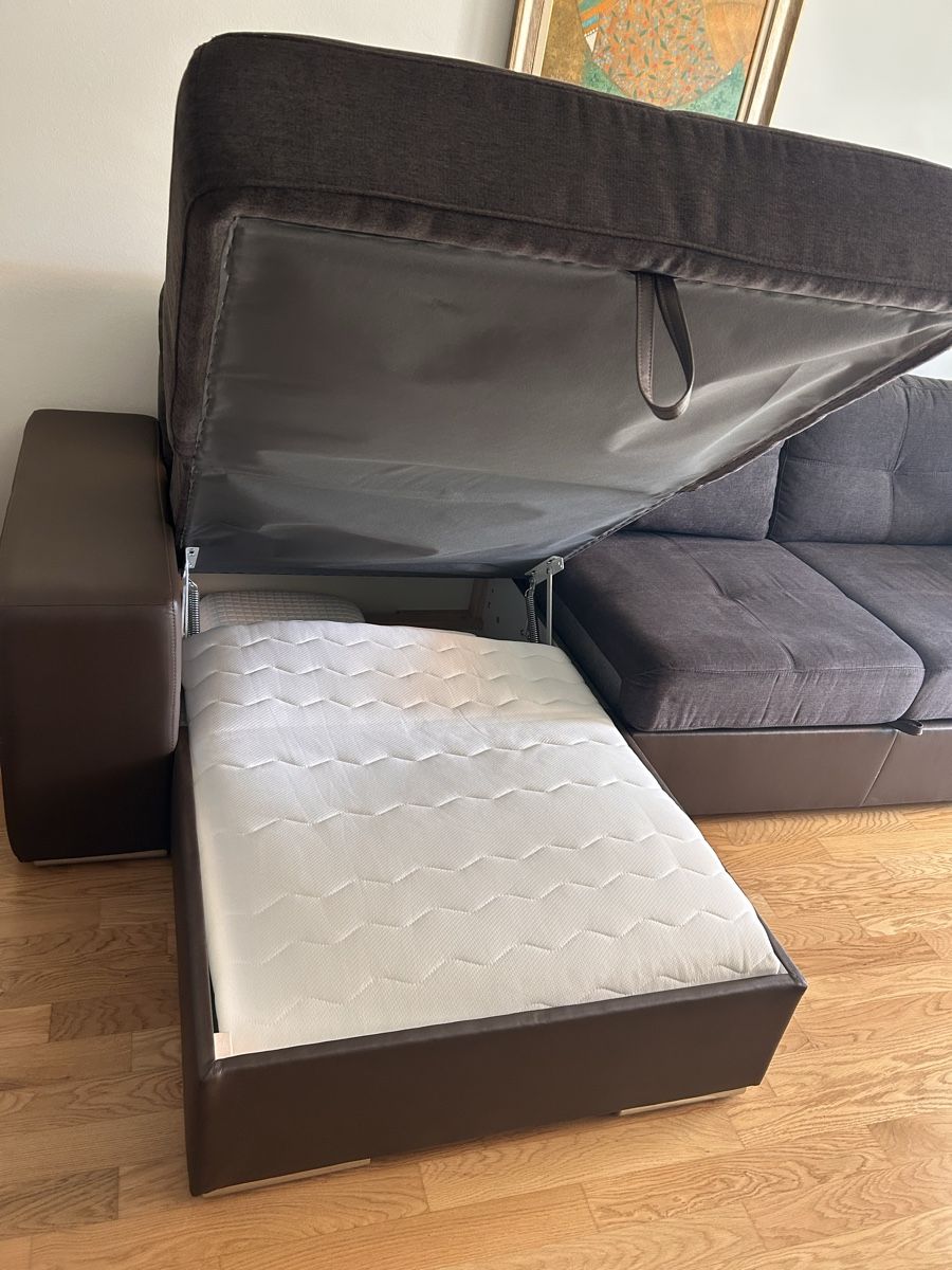 Sofas: Brown Sofa Bed: Perfect for Guests This Summer! – D'occasion à Bern par sil_n2tc
