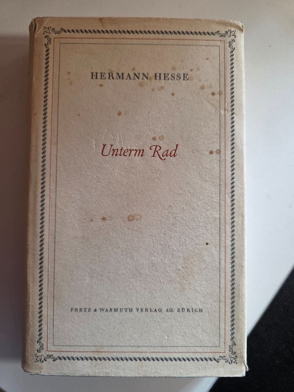 Libri: Hermann Hesse - Unterm Rad - Roman 1951 – Usato da Walterswil BE venduto da Lonitti