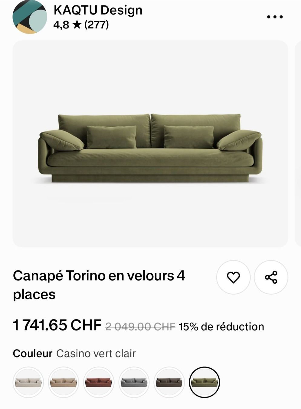 Sofas: Canapé – Gebraucht aus geneve von lylysg
