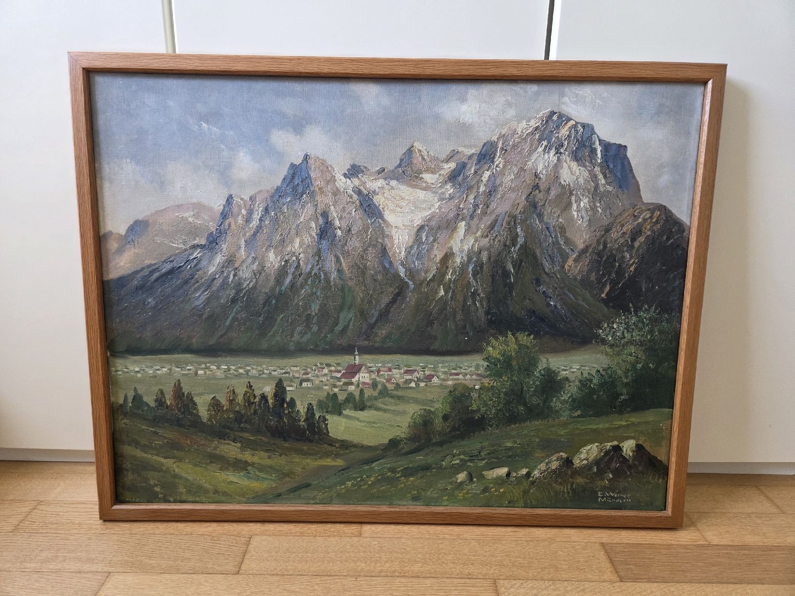 Dipinti: Berglandschaft - Gemälde von E. Werner – Usato da Buchrain venduto da SeleucusNicator