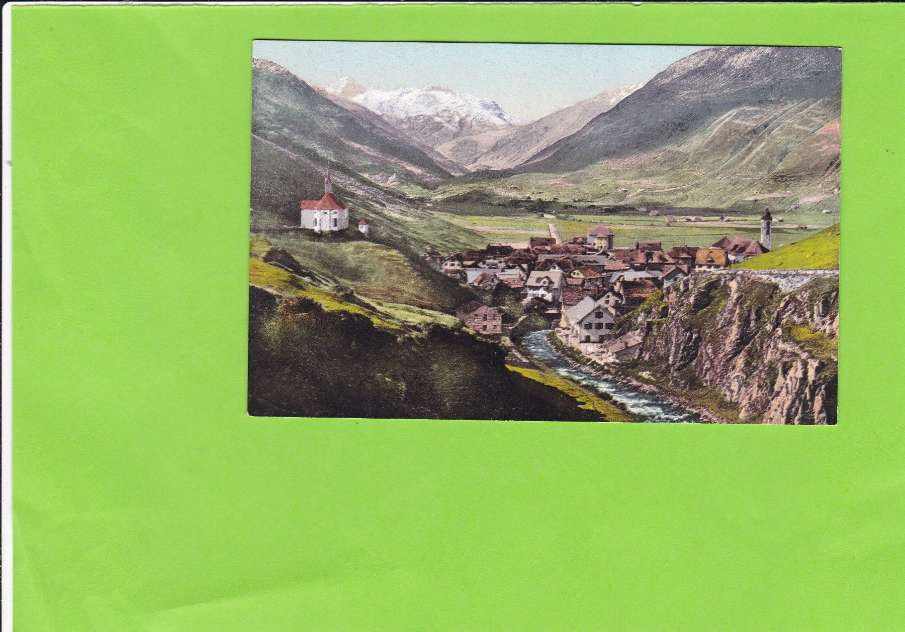 Ansichtskarten: Andermatt mit Hospenthal – Gebraucht aus St. Peterzell von neckertal
