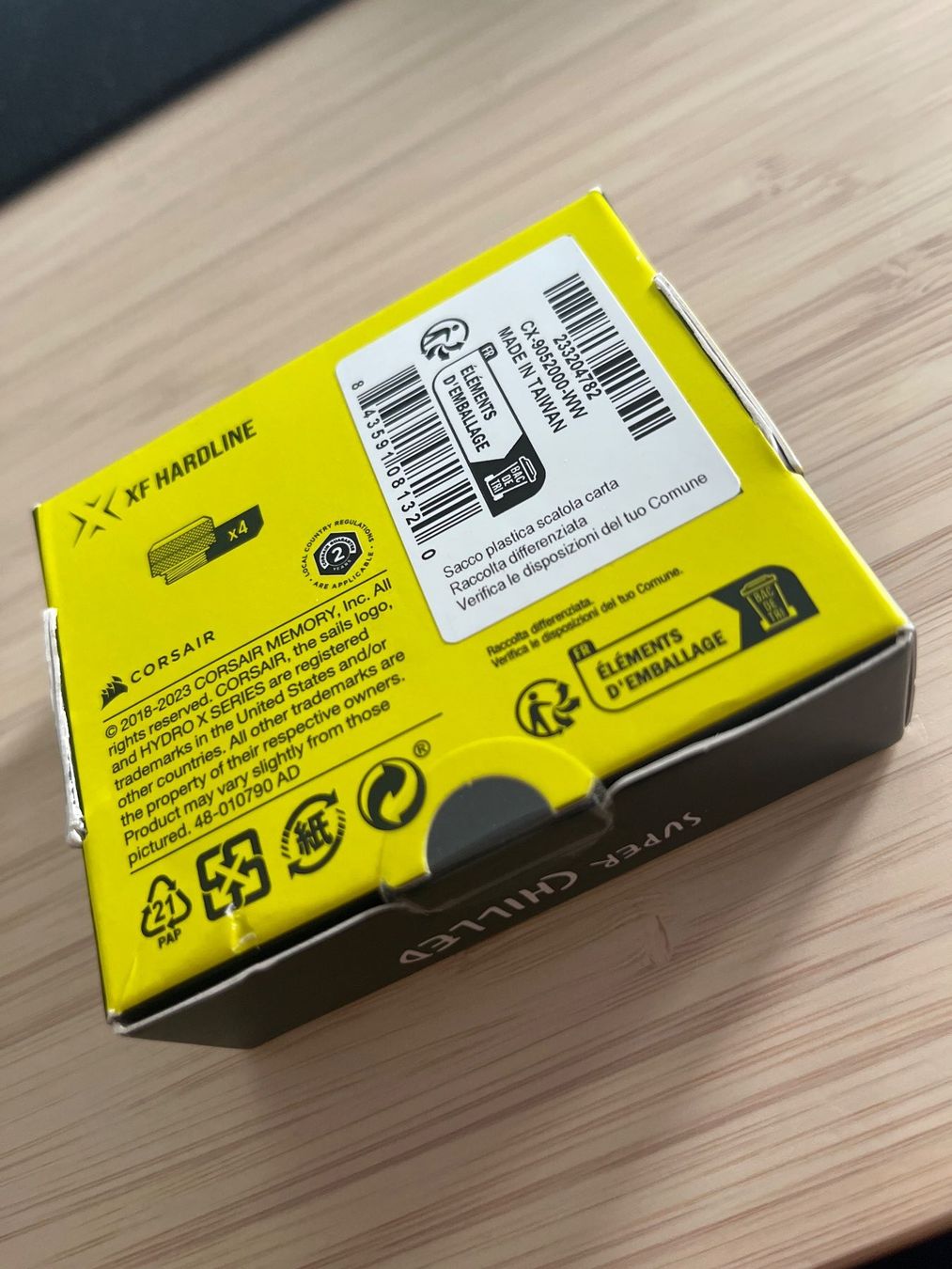 Componenti elettronici: Corsair XF Hardline Fitting 12mm, Chrome, Hardtube fitting – Nuovo e nell'imballaggio originale da Bern venduto da Nati_29 1