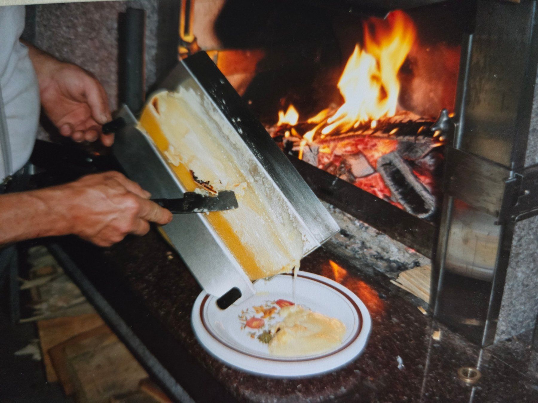 Griglie: Raclette-vom Holzfeuer, Cheminée-Set – Nuovo (secondo la descrizione) da Einsiedeln venduto da Jaeggi-Gartenfeuer 3