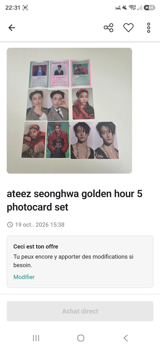 Carte collezionabili: ateez special bundle for starhwa7887  – Usato da Vevey venduto da Shelovesyu._.u 3