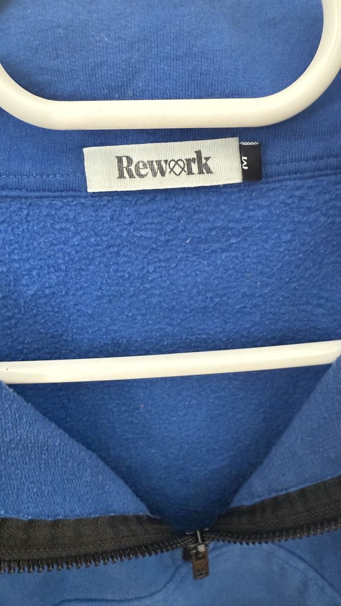 Maglioni & Felpe: Rework Pullover mit Reissverschluss Blau Grösse M – Usato da Gelterkinden venduto da teddywidder 1