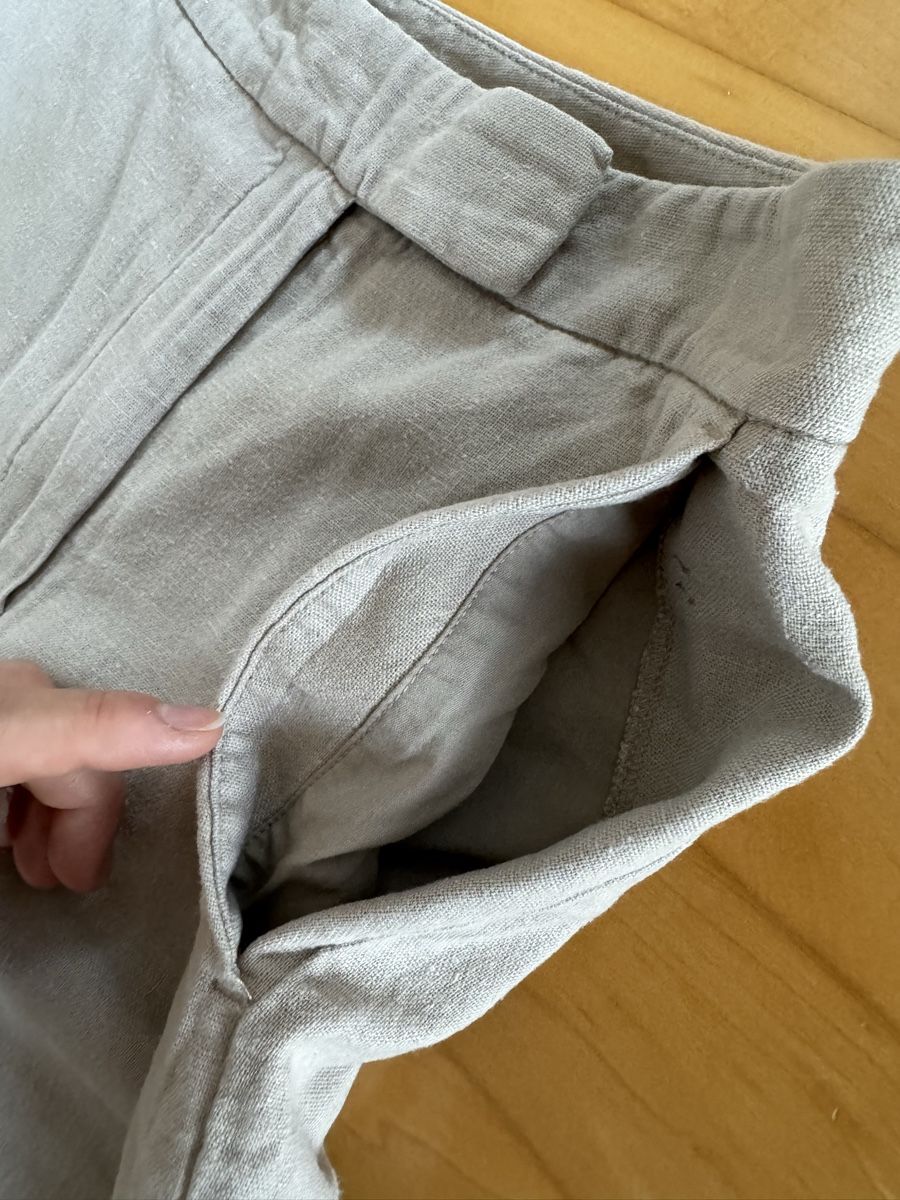 Mango Pantaloni: Mango Stoffhose beige – Usato da Maisprach venduto da jokoundklaas 1