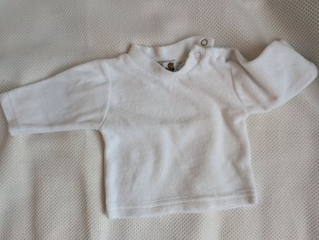 Baby Pullover weiss Grösse 50 guter Zustand