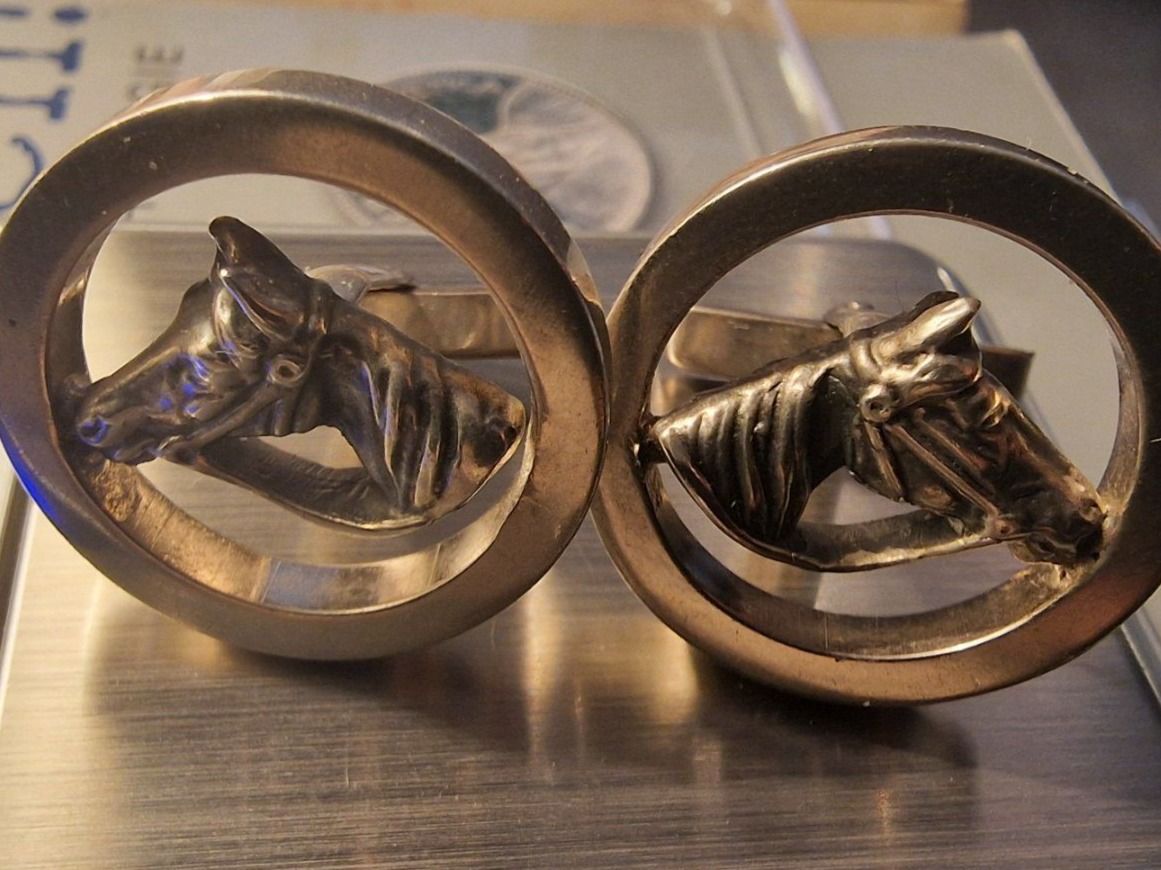 Gemelli: SAMMLUNG-VERKAUF 925 Sterling Silver -32g Mannschettenknöpfe – Usato da Wildberg venduto da mantas07