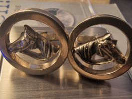 SAMMLUNG-VERKAUF 925 Sterling Silver -32g Mannschettenknöpfe