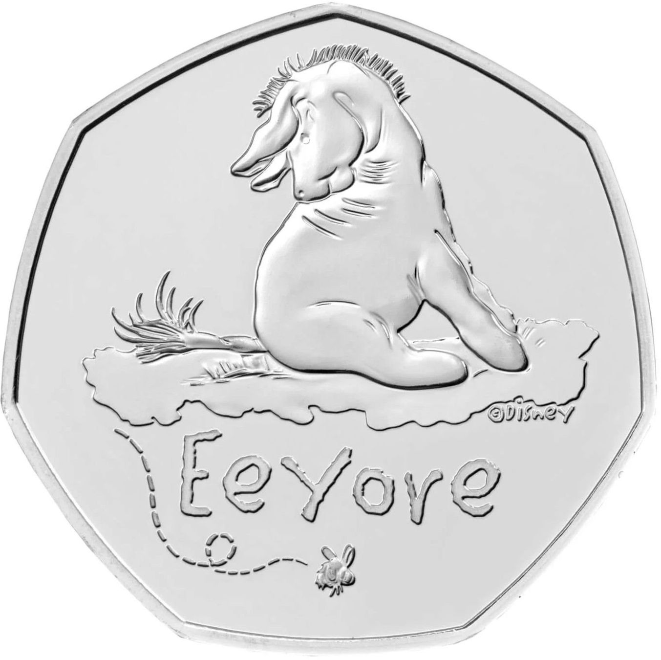 Tutti le monete: UK - 50 Pence - Eeyore 2022 UNC – Nuovo (secondo la descrizione) da Corcelles NE venduto da AJKader 3