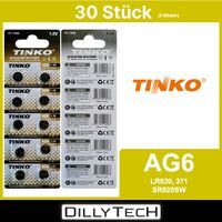 Tinko AG6/LR920/SR920SW/370 Knopfzellenbatterie - 30 Stk.