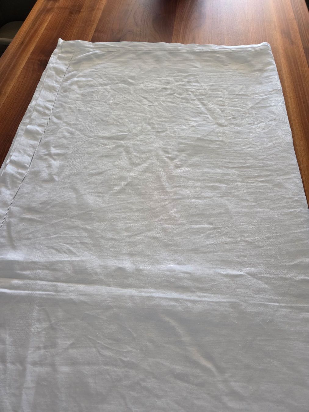 Altra biancheria da tavola: Weisses Leinentischtuch 234 x 138 cm – Usato da Oberrieden venduto da Smart570 3
