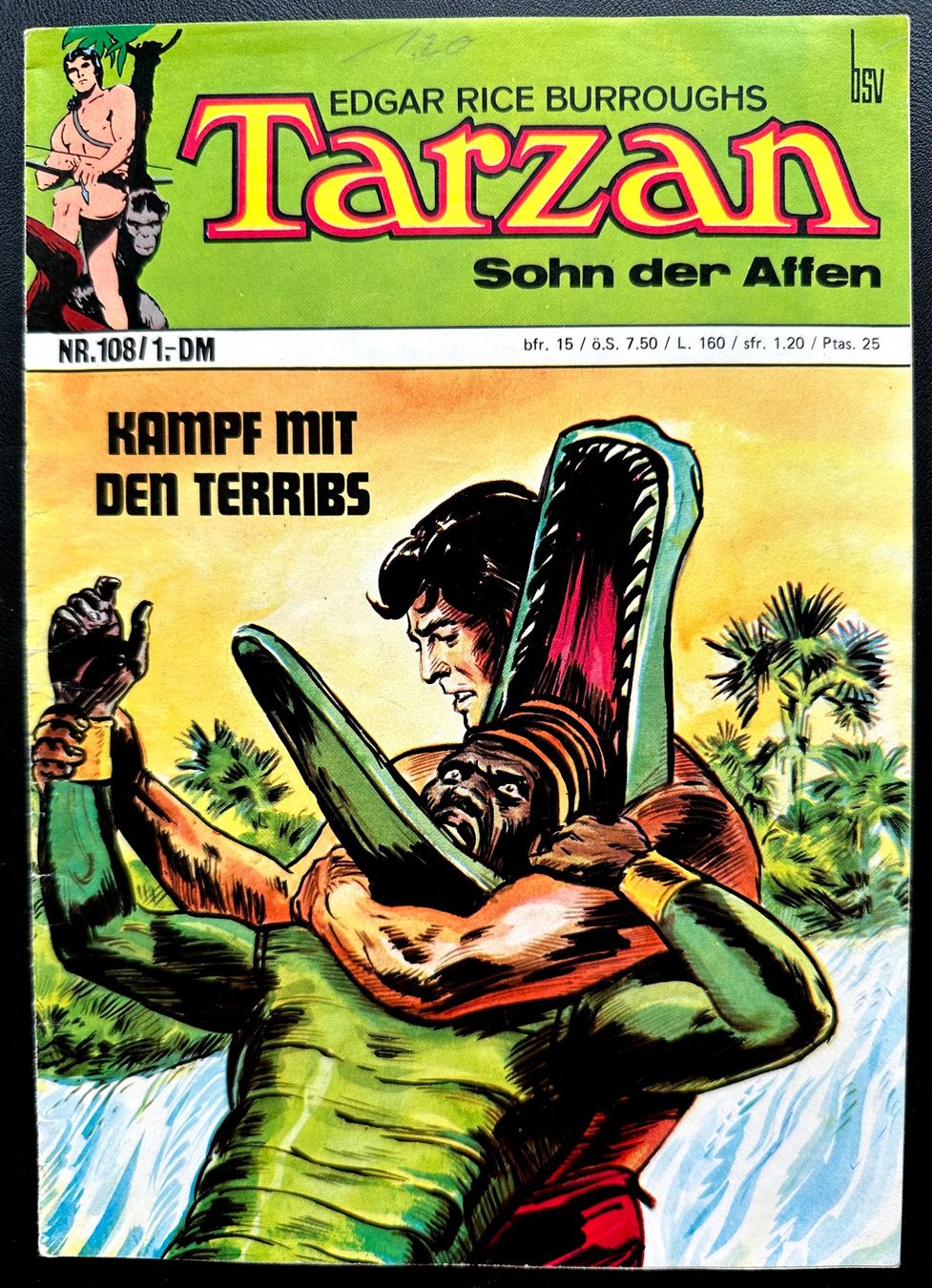 Fumetti: Tarzan Nr. 108 1972, 100-erte alte Comics eingestellt – Usato da Seltisberg venduto da quadartswiss