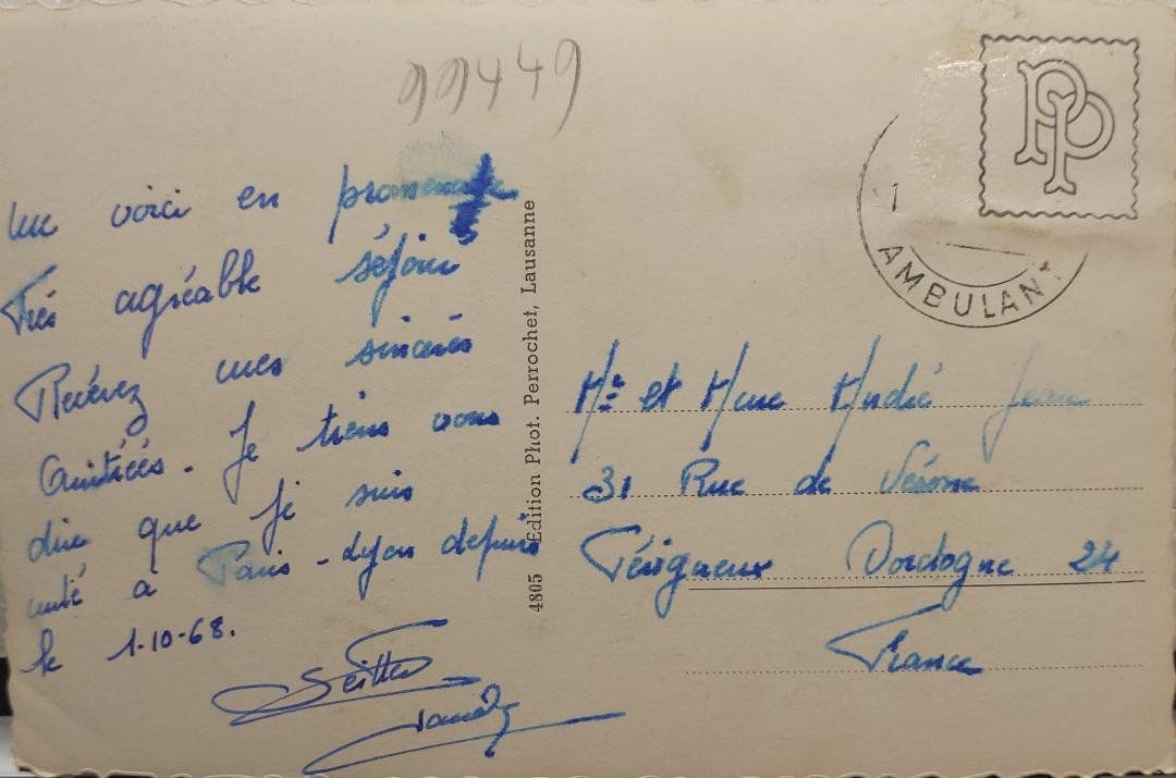 Ansichtskarten: VALLORBE - 1968 – Gebraucht aus Delémont von Domdom1 1