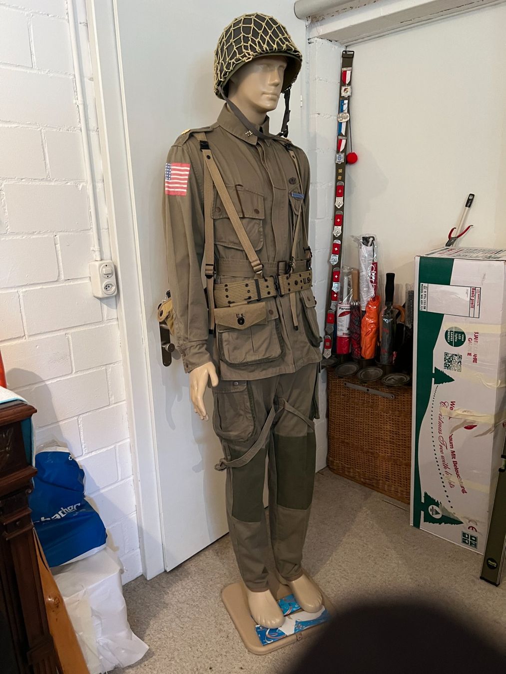 Kopie einer US Fallschirmspringer Uniform 2. Weltkrieg. (Gebraucht) in ...