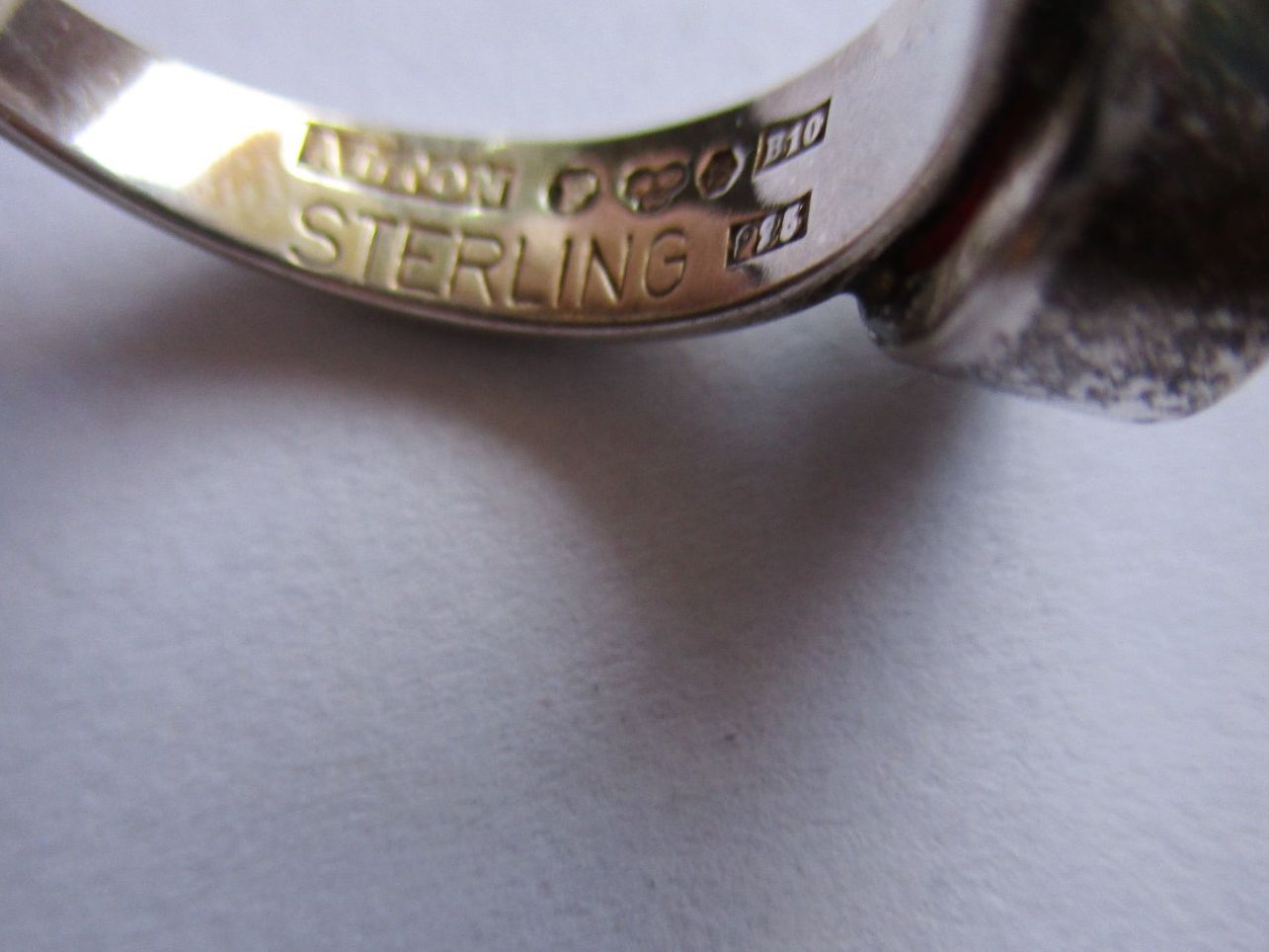 Bagues: Bague argent 925 réglable avec pierre marron – D'occasion à La Sarraz par vic_v6kz 3