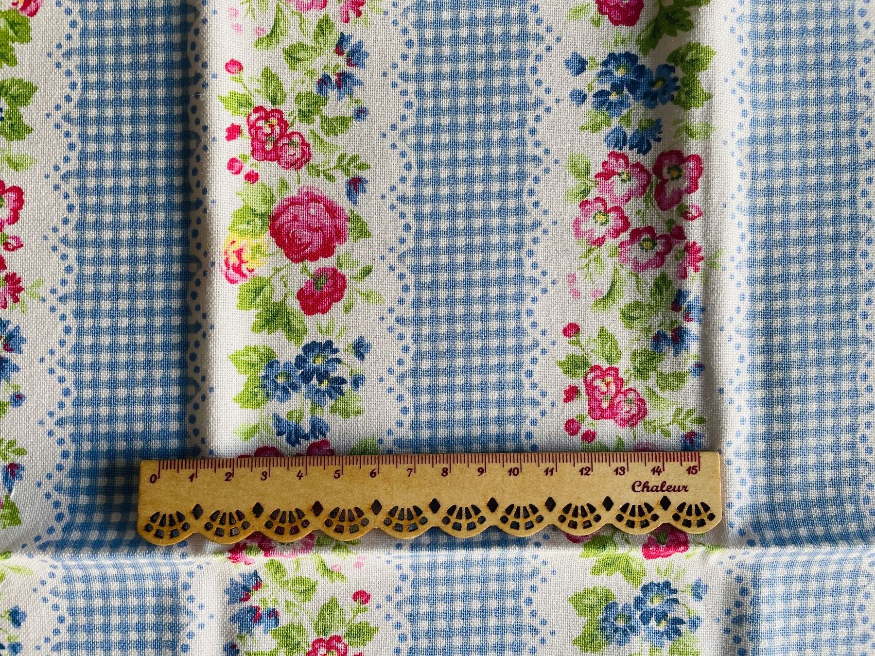 Tessuti: 4 Fat quarter/Coupons patchwork & couture - Ivy Blue – Nuovo e nell'imballaggio originale da Gland venduto da san_xz5j 2