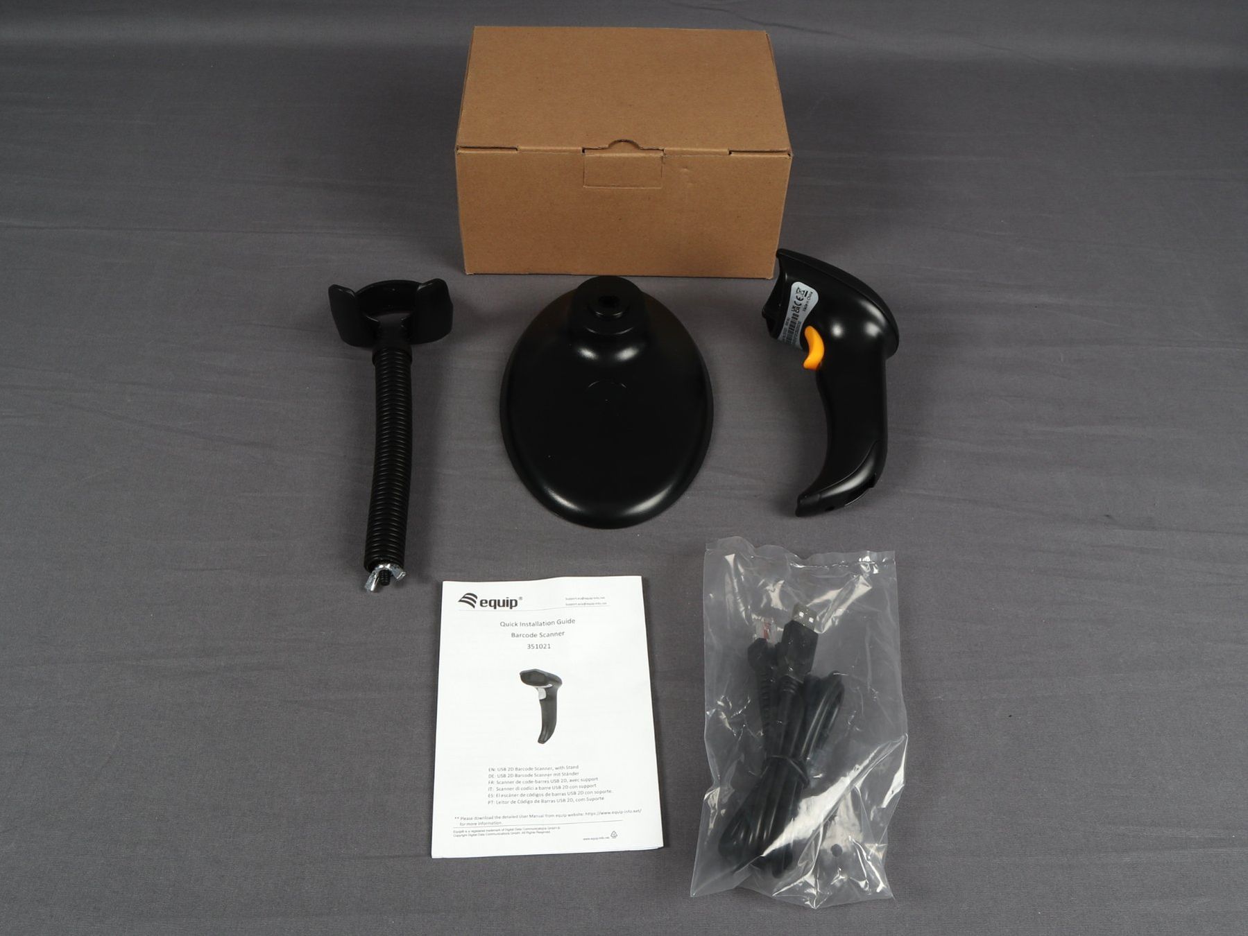 Scanner: Equip Barcode Scanner Mod .Nr.351021 mit Ständer – Nuovo (secondo la descrizione) da Steinen venduto da Restwert_Steinen