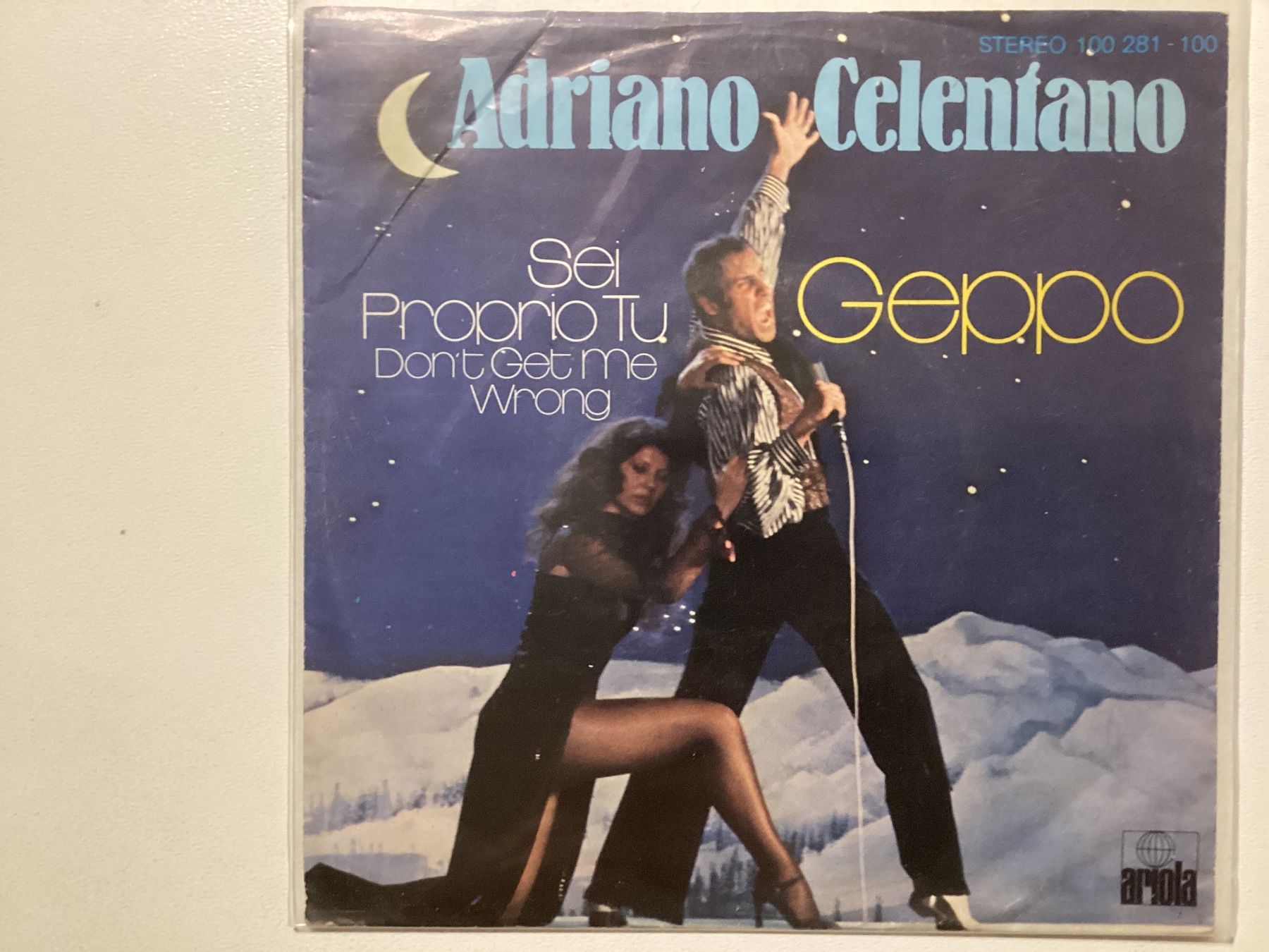 Dischi in vinile: Adriano Celentano Single - Geppo / Sei Proprio Tu – Usato da Gutenswil venduto da Hamzian