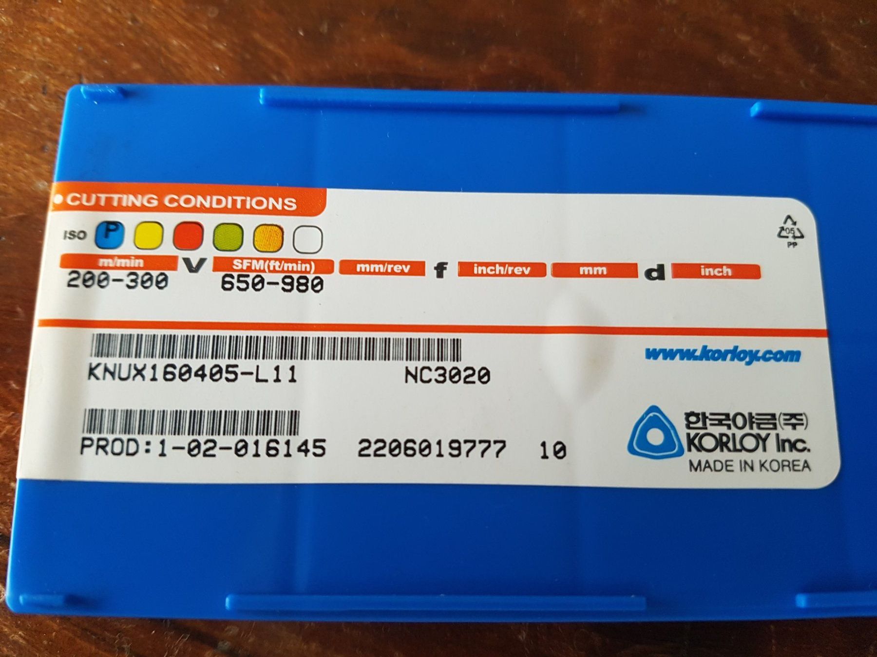 Tutti gli attrezzi: Wendeschneidplatte KNUX 160405 - L11 – Nuovo e nell'imballaggio originale da Eich venduto da kas_j2xf 2