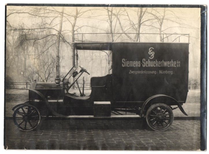 Fotografie & Manifesti: Fotografie Lastwagen Siemens-Schuckert,  – Usato da Berlin venduto da bartko-reher