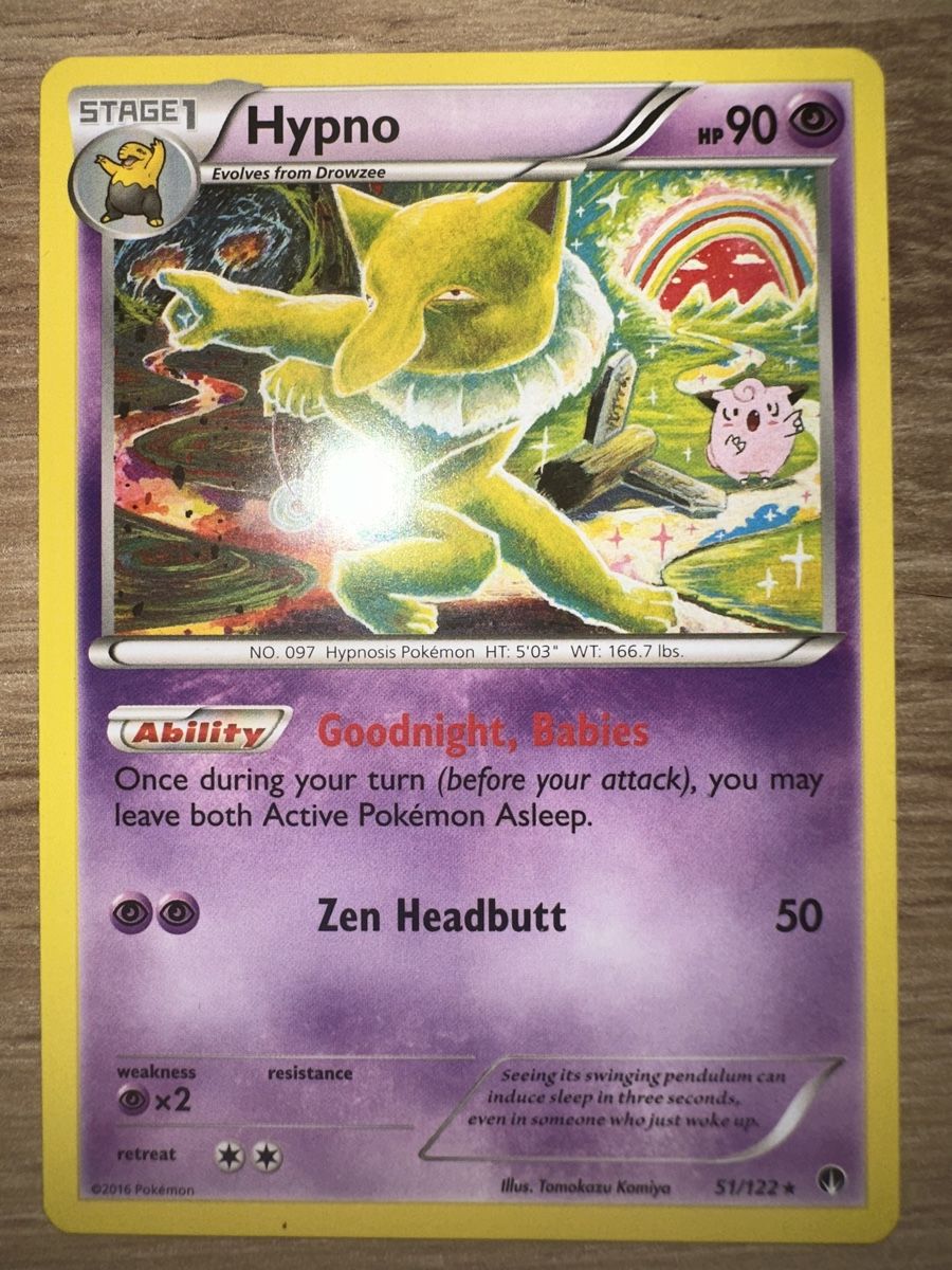 Pokémon Sammelbilder & Trading cards: Hypno #51 Rare Artwork  – Gebraucht aus Allschwil von DragoniteCollectible