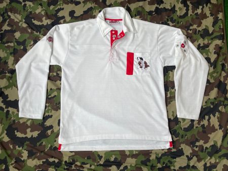 Vintage 90 Polo LS Switzerland Bernhardiner-Hund Sz XL Neu