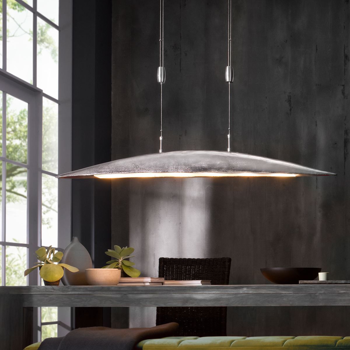 Lampadari & plafoniere: LED Pendelleuchte, Oval, Dimmer, 3000 LM – Nuovo (secondo la descrizione) da Kreuzlingen venduto da Smart-Light 1