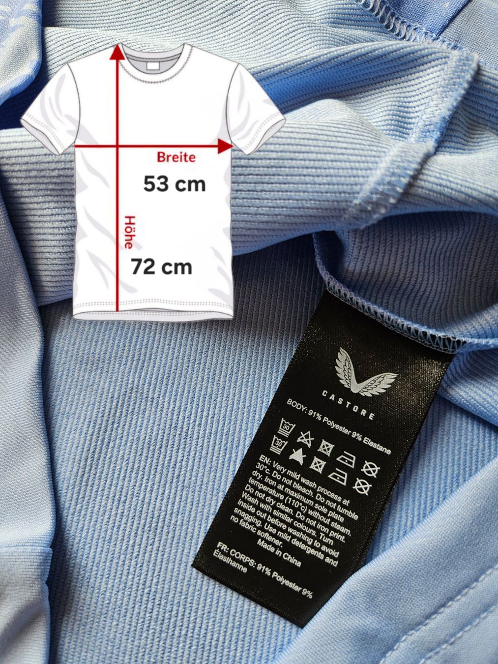 Canottiere & Pantaloni: Aston Villa Trainingsoberteil Castore Gr. M NEU Birmingham – Nuovo (secondo la descrizione) da Hägglingen venduto da United-Village-Trade 4