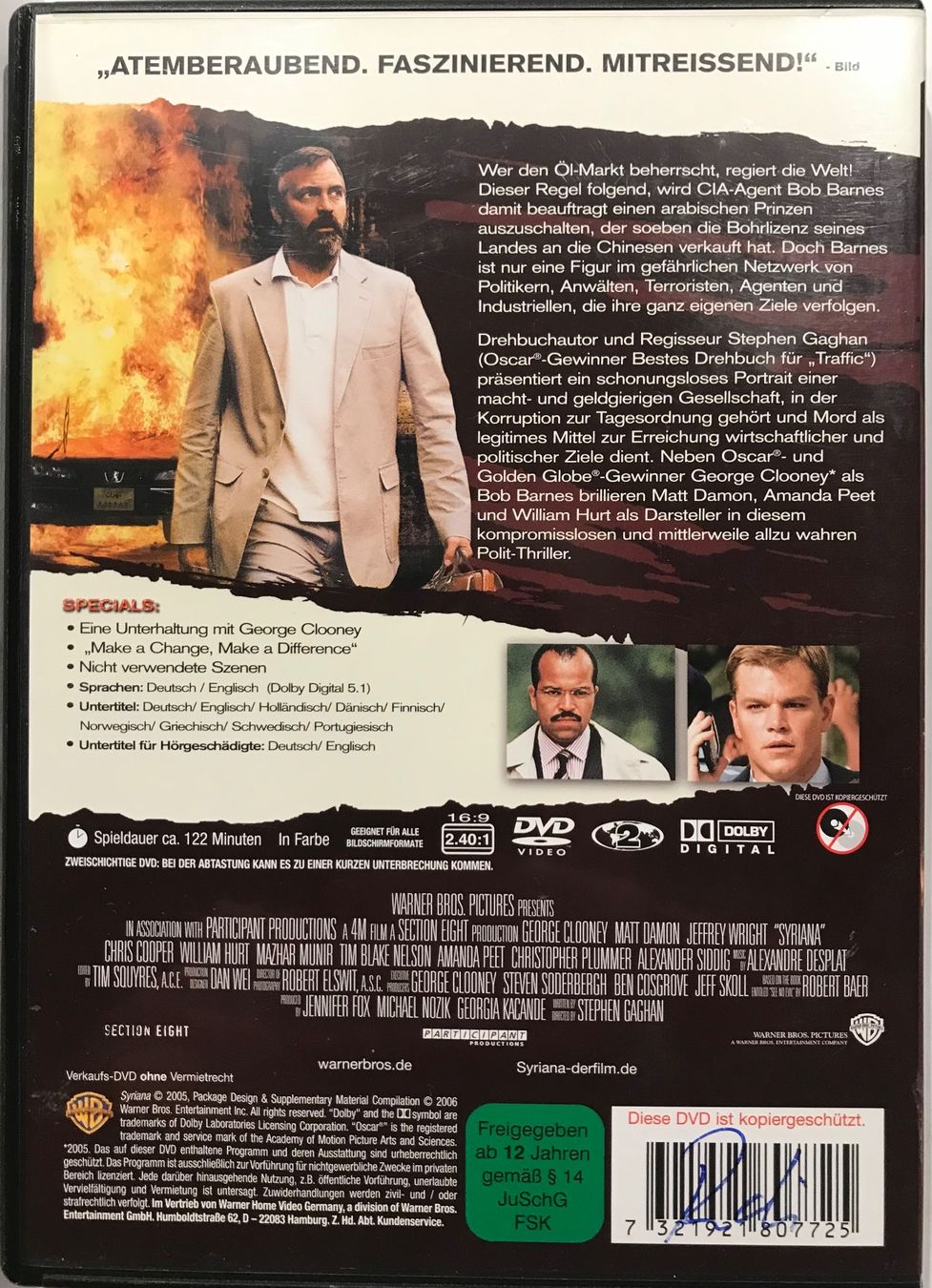 Tutti i DVDs: Syriana - Korruption ist alles – Usato da Lostorf venduto da heidimeier 1