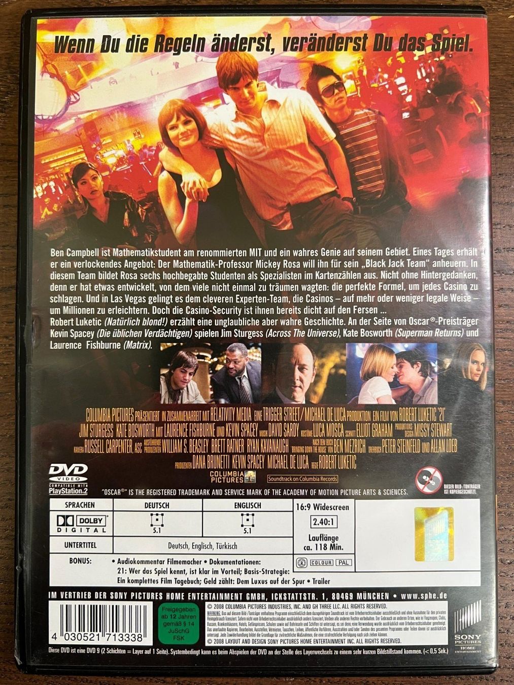 Tutti i DVDs: 21 – Usato da Zürich venduto da FilmFreunde 1