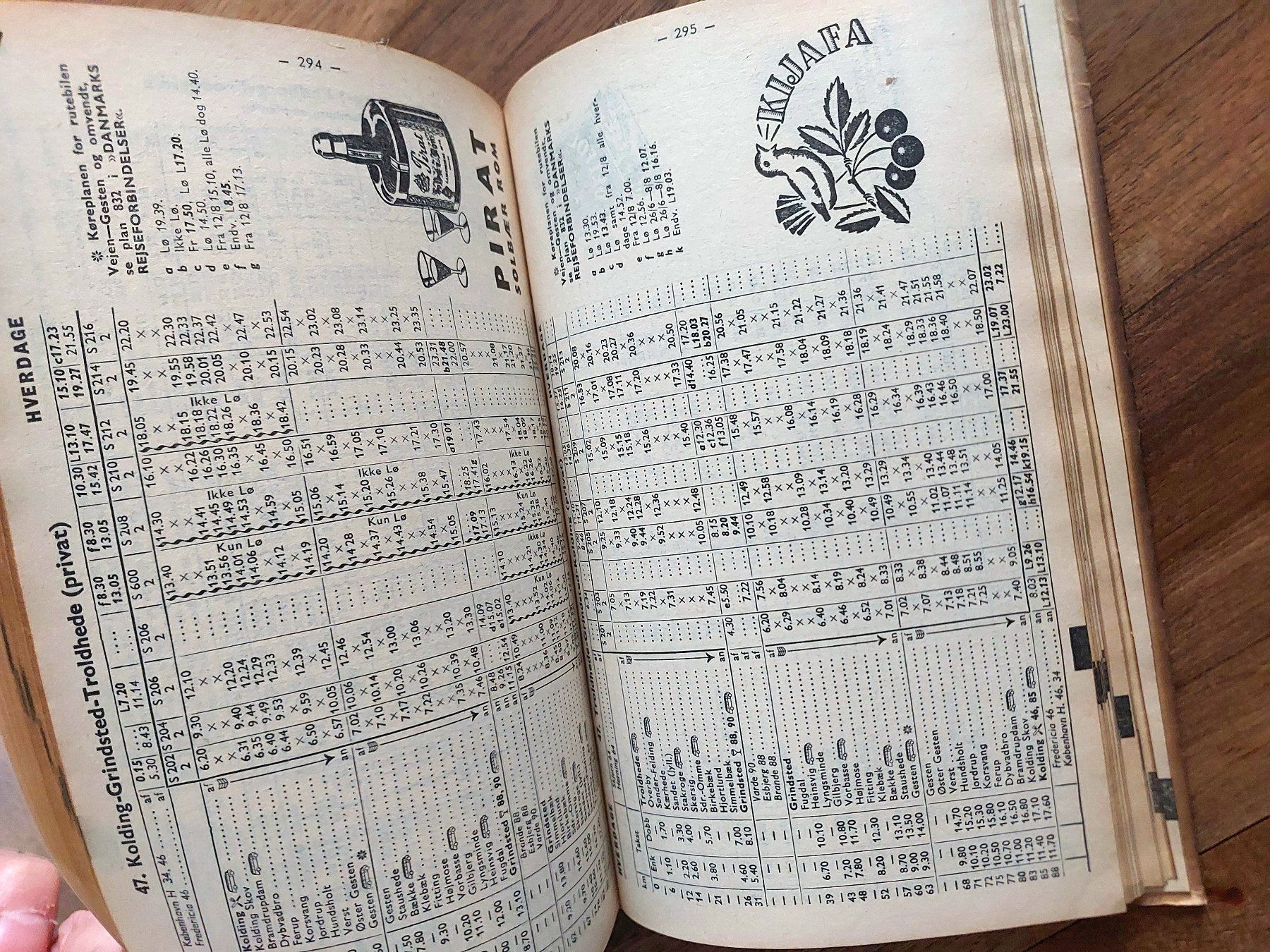 Libri: Dänemark Zugfahrplan DSB 1965 – Usato da Schönenwerd venduto da Steidi 6