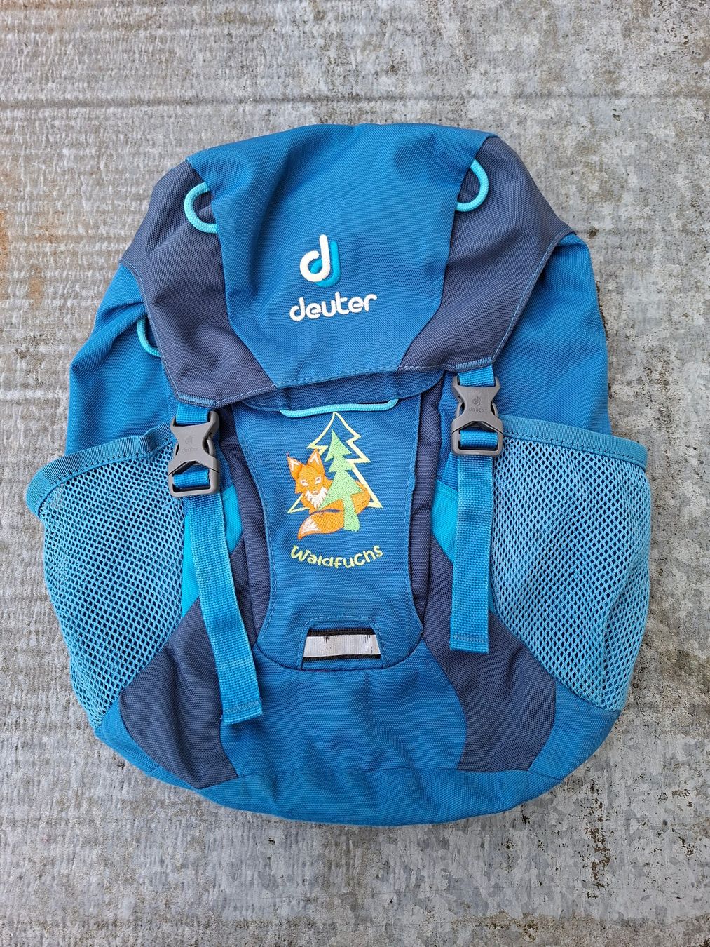 Deuter Kindertaschen: Kinder Rucksack "Waldfuchs" von Deuter – Gebraucht aus St.Niklausen LU von Wirdbereitsverwendet