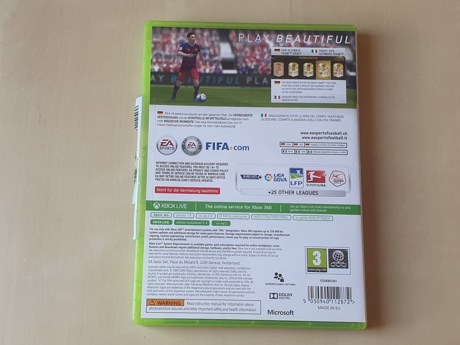 Microsoft Spiele: FIFA 16 – Gebraucht aus Stansstad von collectorsshop 1