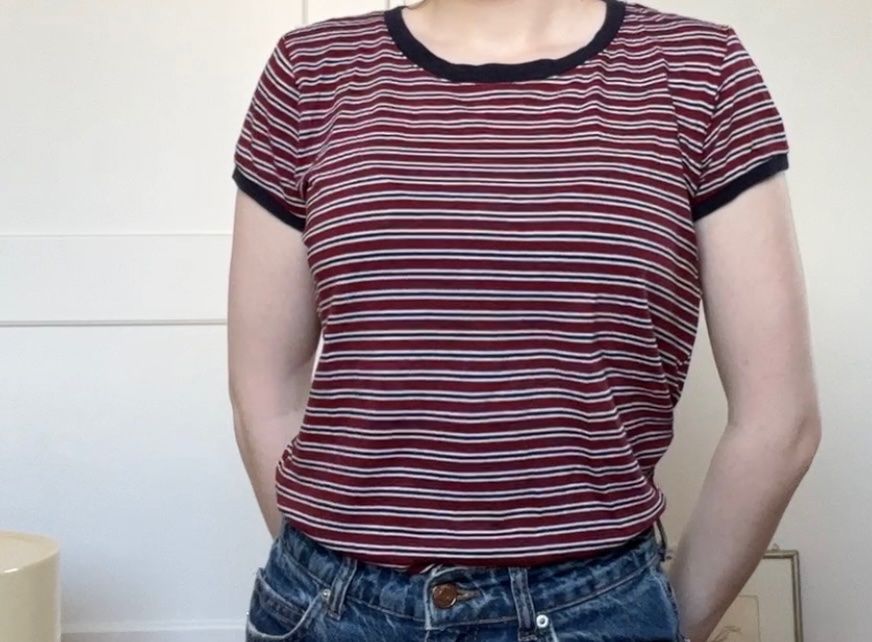 T-shirt: Gestreiftes T-Shirt M – Usato da Wallisellen venduto da Miu_