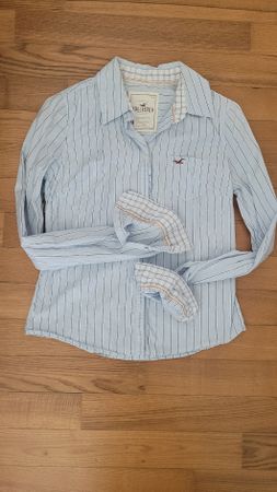 Hollister Ladies Striped Shirt - Size M
