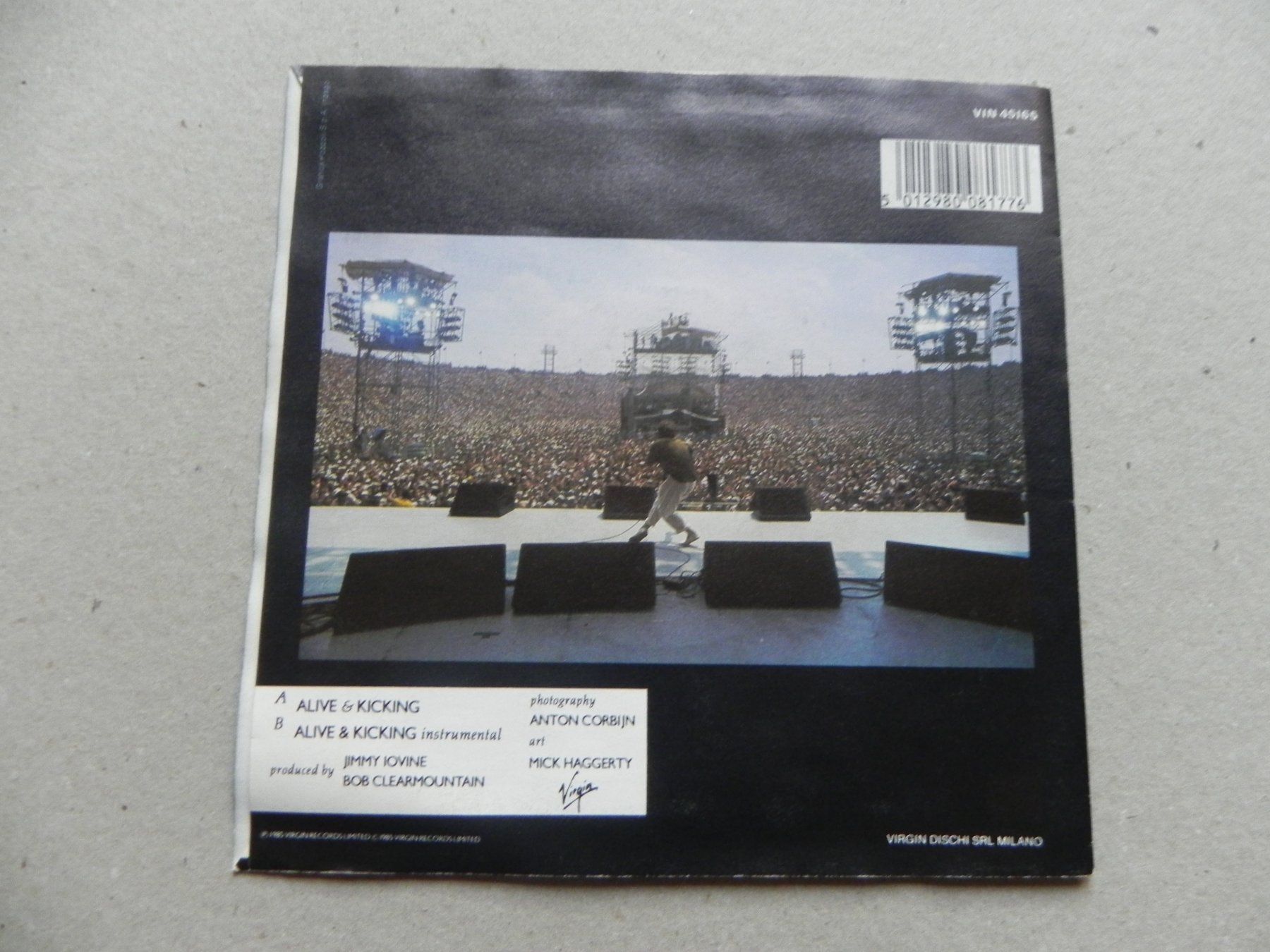 Schallplatten: LP New Wave Synth Pop Rock Band Simple Minds 1985 Alive & .. – Gebraucht aus Siebnen von krimsie 1