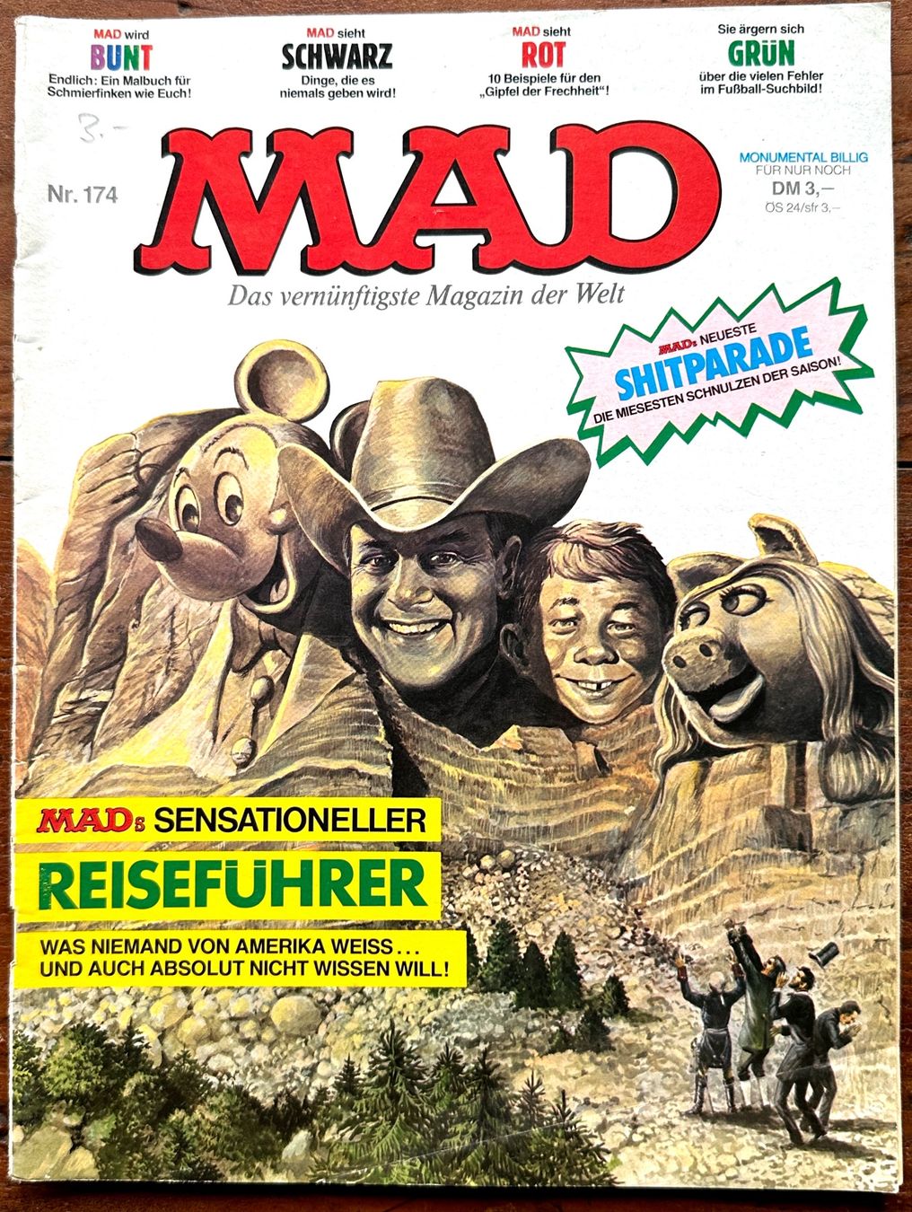 Comics: Mad Nr. 174 Micky Maus, hunderte alte Comics ab 1.- – Gebraucht aus Seltisberg von quadartswiss