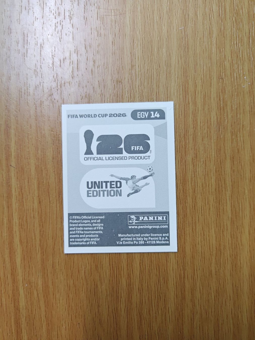 Panini Carte collezionabili: Panini WM 2026 Sticker - EGY 14 – Usato da Hochdorf venduto da all_u_want 1