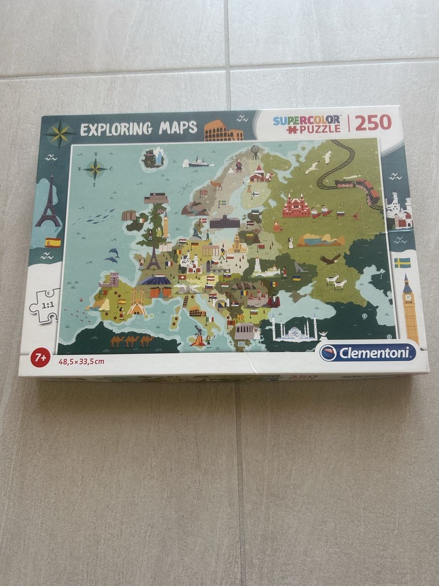Clementoni Puzzle: Clementoni Puzzle, 250 Teile, Weltkarte – Usato da Rikon im Tösstal venduto da s_tenz