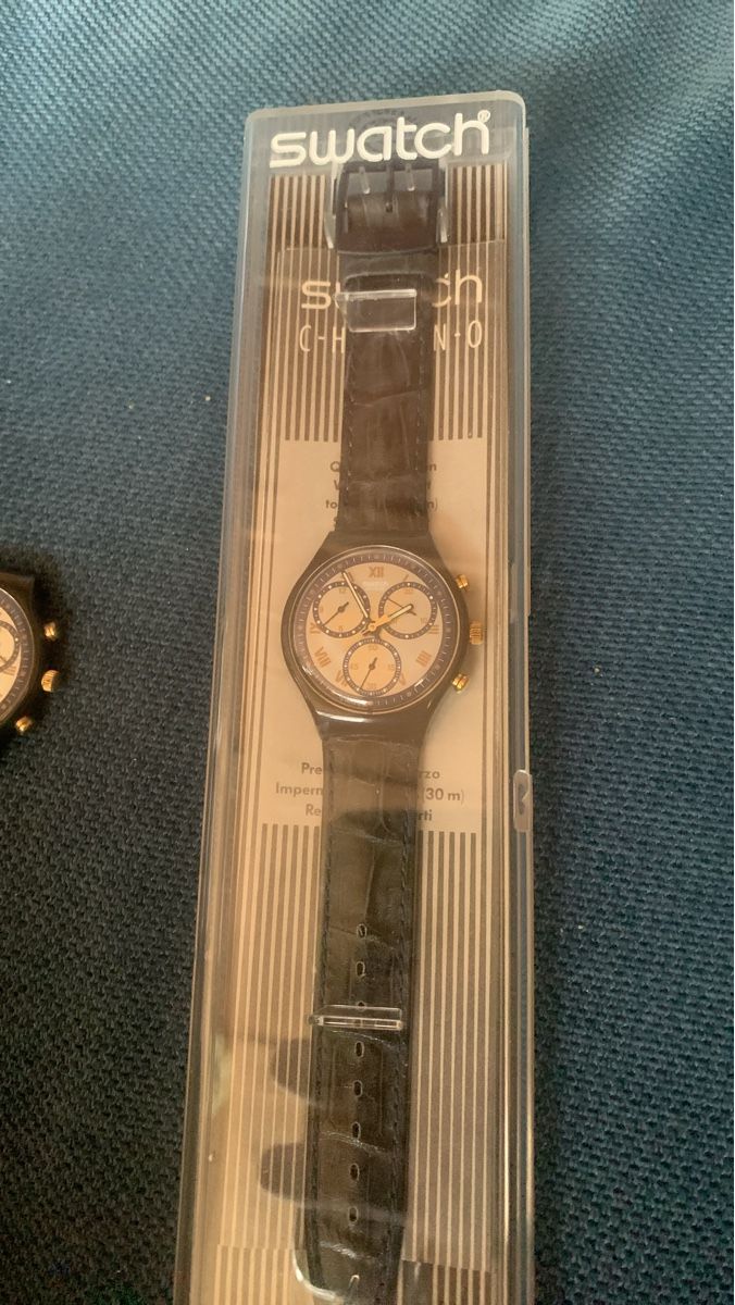 Swatch Orologi: Swatch Chronograph ungetragen – Nuovo e nell'imballaggio originale da Jakobsbad venduto da FriedelSchmitt