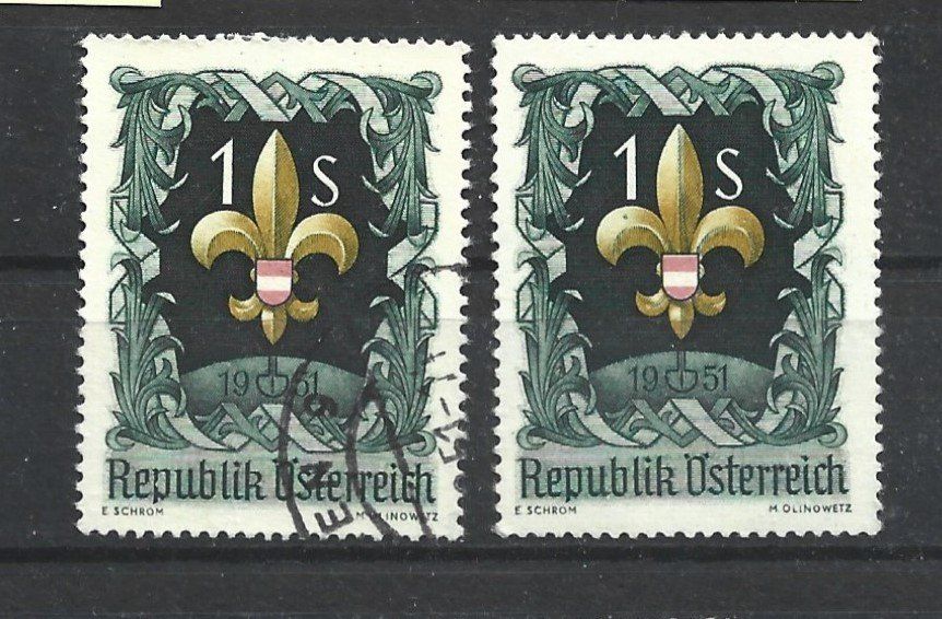 Tutti i francobolli: 1951 Österreich – Usato da Trübbach venduto da Sammer51