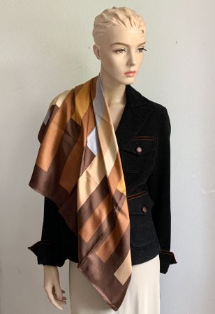 Vintage Seidenfoulard TORRENTE Paris