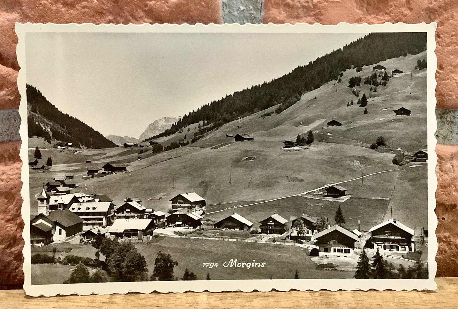 Cartoline postali: MORGINS - Dorfansicht – Usato da Root venduto da ENGLAND-TREASURES