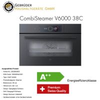 V-ZUG CombiSteamer V6000 38C 55,er  V-ZUG  38 x 55 cm