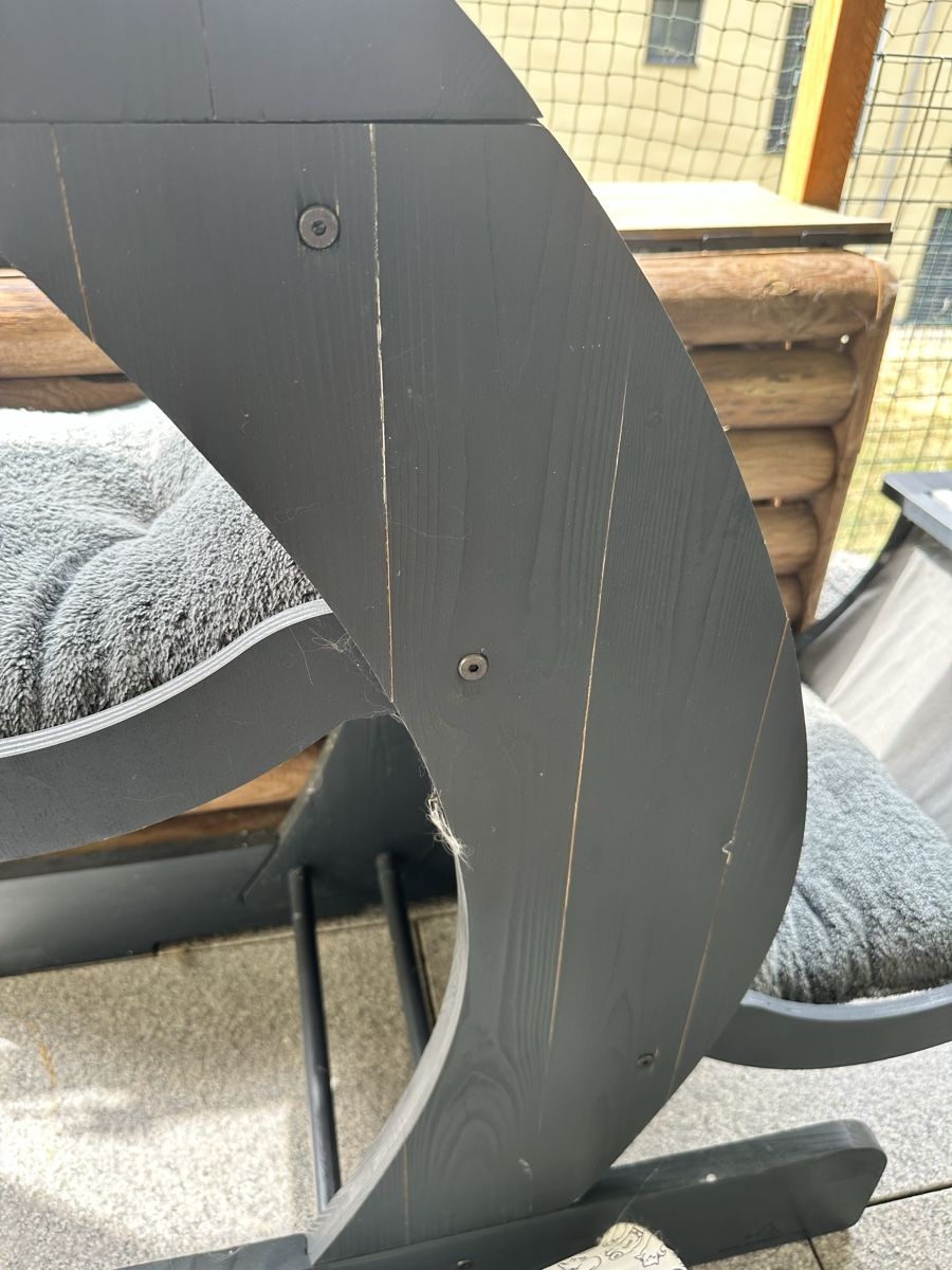 Tiragraffi: Kratzbaum Mond Design grau mit Kissen – Usato da Hombrechtikon venduto da 401arnold 4