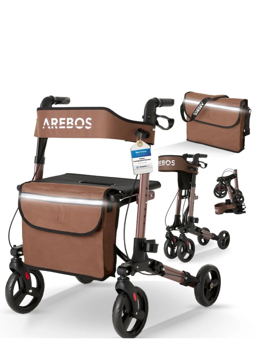Ausili per la deambulazione: Rollator Arebos Alluminium – Nuovo (secondo la descrizione) da Schlieren venduto da hornigbiene