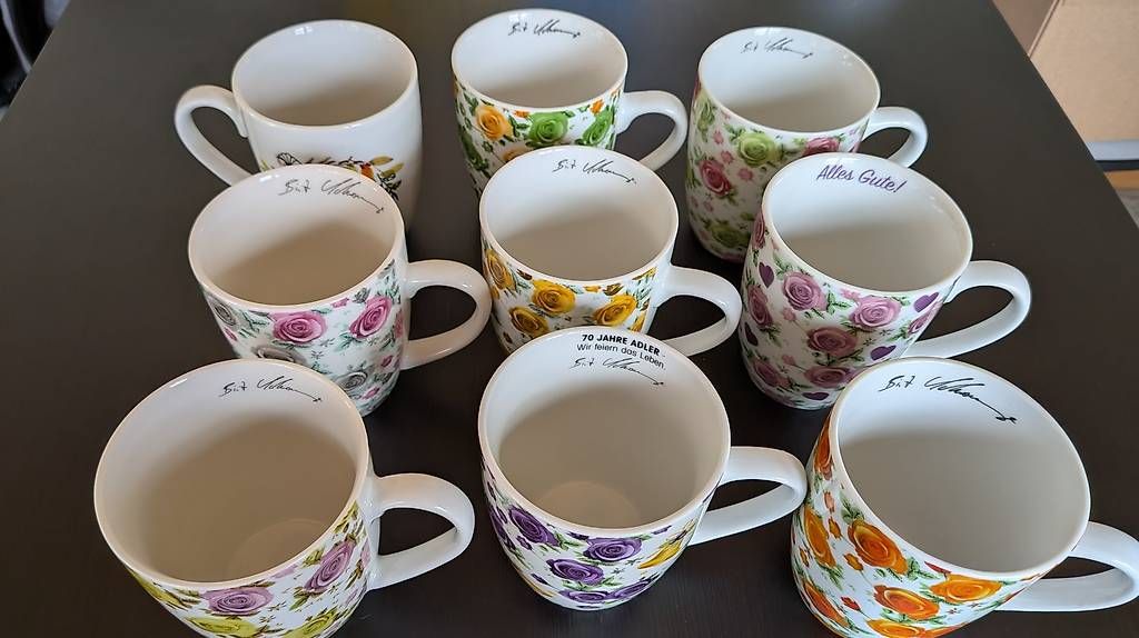 Tazze: 9x Tassen Limitierte Sammlertasse Birgit Schrowange – Nuovo (secondo la descrizione) da Salez venduto da EMERCARO 3